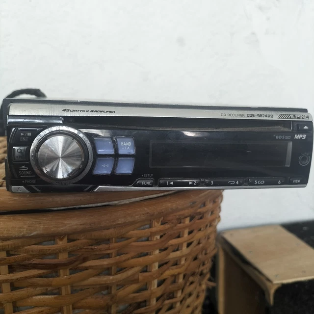 ALPINE 3DA-7885J - In-Dash 3 CD Changer, Head Unit, Retro