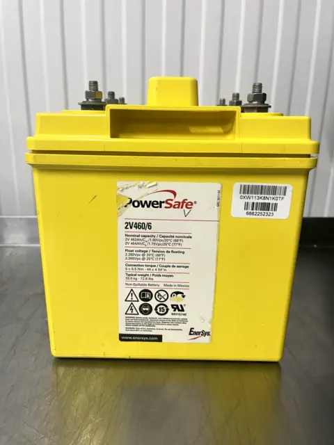 EnerSys PowerSafe  2V460/6 AGM Battery- 460AH - 2 VOLTS - Massive Power 2020