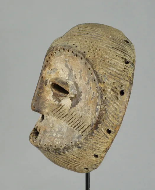 LEGA Wood idimu Mask Bwami Cult Congo Zaire DRC African Tribal Art 1264 4