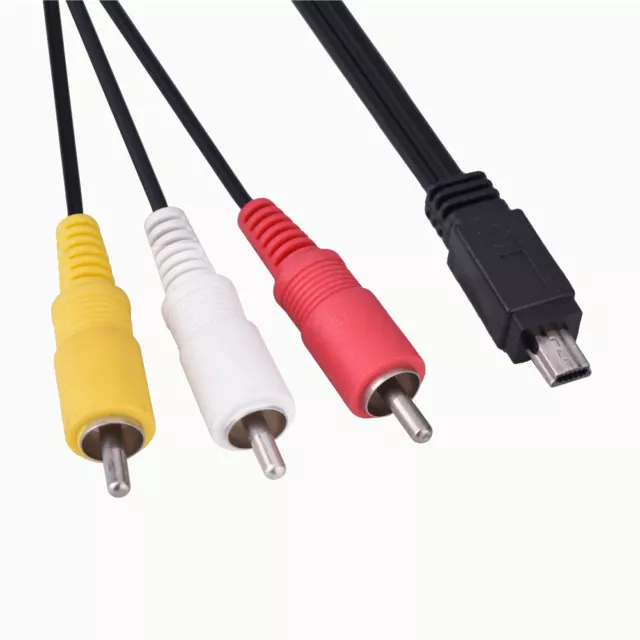 Video Audio AV Kabel Mini USB Auf 3 Für Kamera 990 IS 980 IS LIF