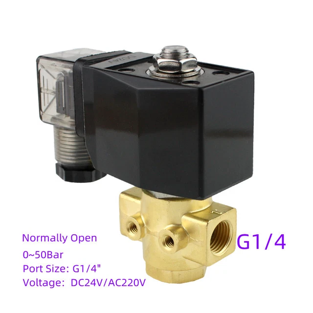 50bar High-Pressure Normally Open Solenoid Valve PG-M02K Solenoid Valve Bottle