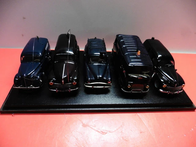 Coffret 5 Véhicules Gendarmerie 1/43 – Rare Avec écusson Sur Boîte – Occasion