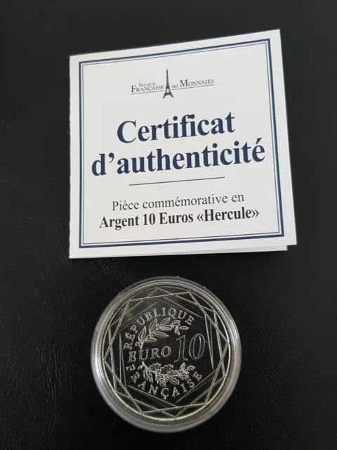 Piece Commemorative 10 Euro Hercule Sous Capsule A Voir