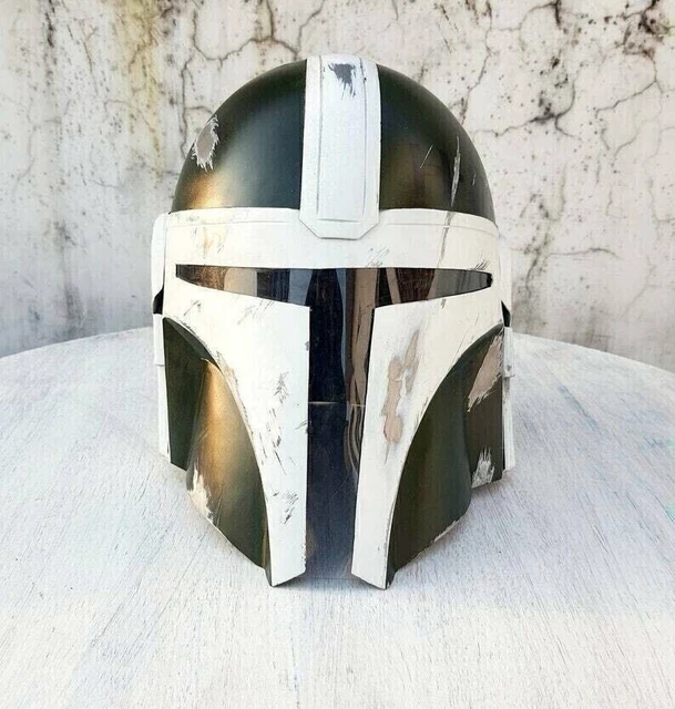 Casco mandaloriano di Star Wars Casco Boba fett indossabile Replica...