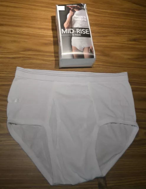 KIRKLAND SIGNATURE™ MEN'S 6 Pack Briefs (Underwear)-WHITE-New in Package  $9.99 - PicClick