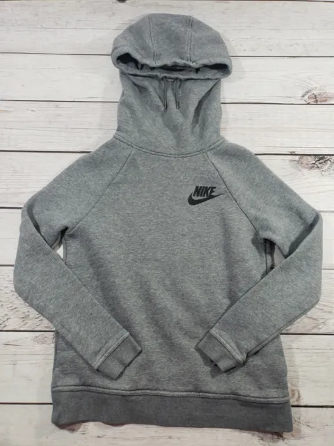 Nike Long Funnel Neck Women's Pullover Hoodie Size XS O5