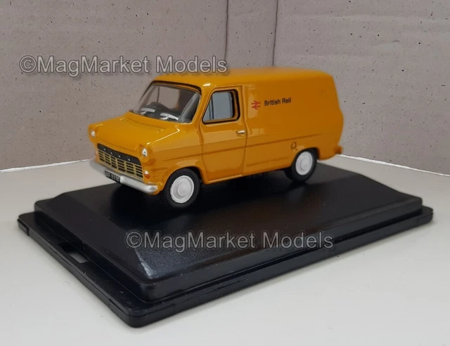 Modellino Oxford Diecast Ford Transit Mk5 SWB Tetto Basso, Bianco Congelato, Scala 1:76