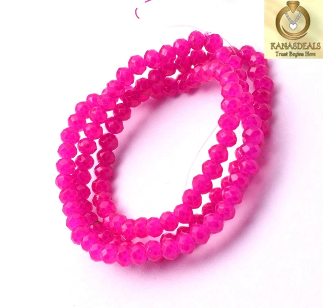 Pink Beads Plated Beads Intricate Jewellery 5 GM Value-Priced @1.99-71424