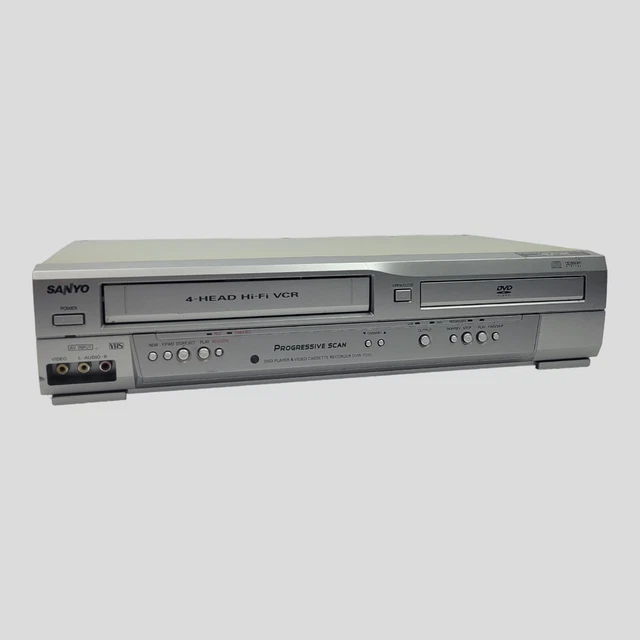 SANYO DVW7200 DVD VCR Combo Player 4HEAD HIFI VHS Recorder No