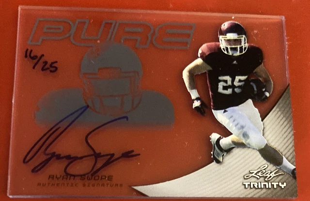 2013 Leaf Pure Ryan Swope Arizona Cardinals Texas A&M /25 - Auto