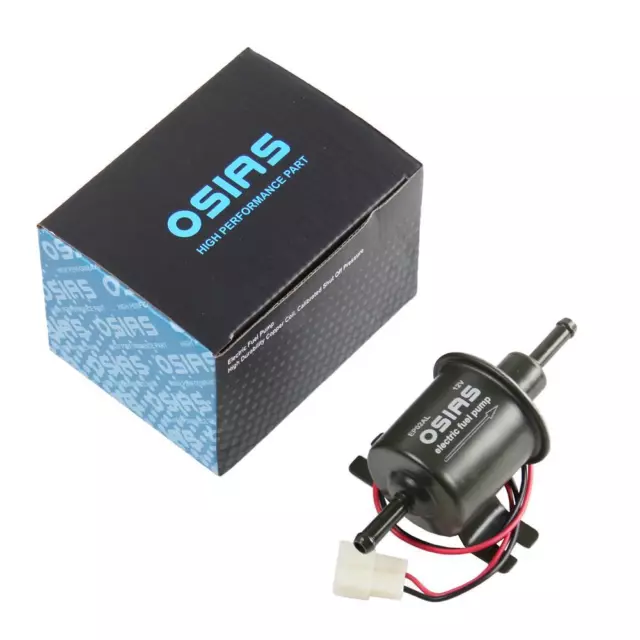 Osias Universal 12V Electric Fuel Pump Inline Diesel Petrol Low Pressure Hep02A