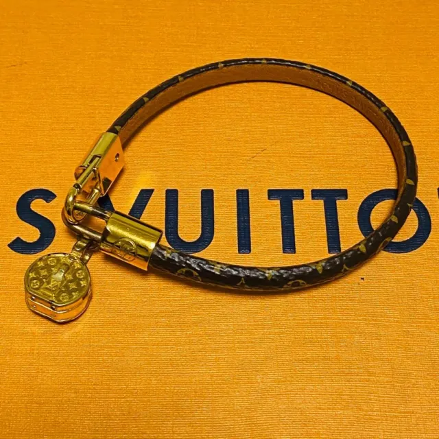 LOUIS VUITTON CHAIN Bracelet Monogram M62486 Metal Bracelet Silver BF517060  $439.20 - PicClick