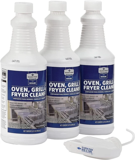 MEMBER'S MARK COMMERCIAL Oven, Grill and Fryer Cleaner (32 oz., 3 pk