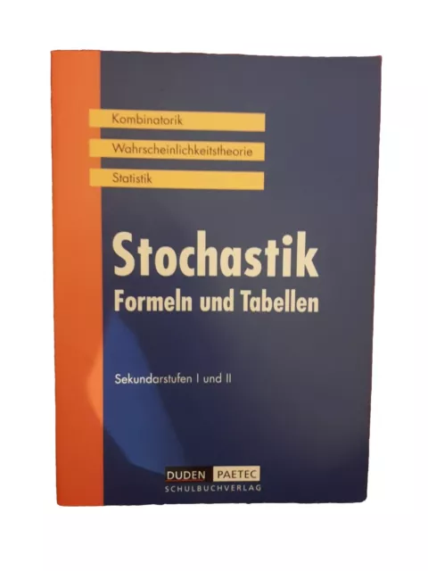 Duden Formeln und Tabellen - Mathematik: Stochastik: Kom... | Buch | Zustand gut