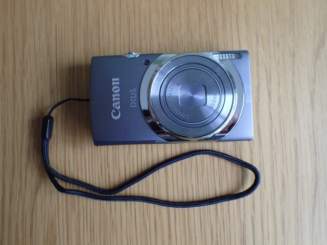 Canon IXUS 150 16MP 8x optical zoom compact digital camera - silver/grey