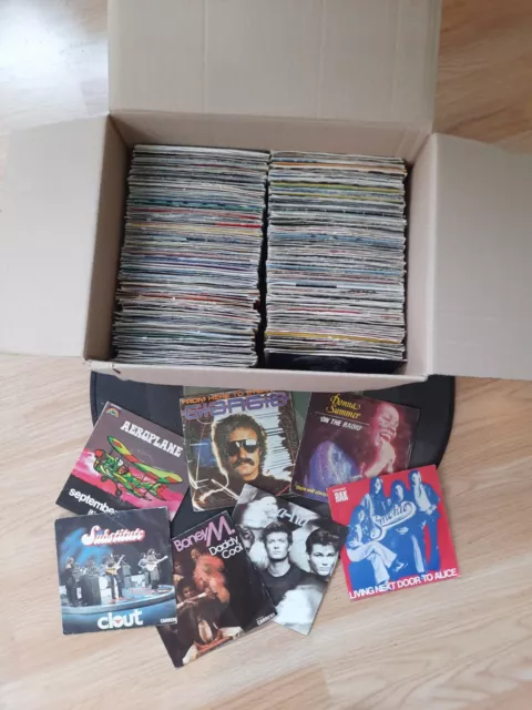 lot 268  vinyles 45 tours - "POP ROCK" années 70' 80'