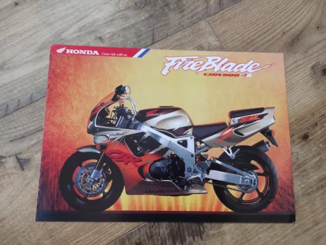Honda Cbr900Rr Fireblade Motorcycle Sales Brochure Uk 93