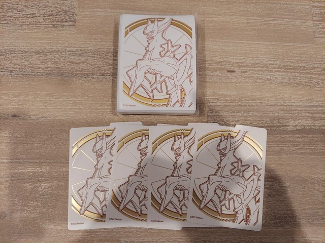POKEMON TCG BRILLIANT Stars Arceus Card Sleeves 65 Ct New 4 DIVIDERS pokemon-tcg-brilliant-stars-arceus-card-sleeves-65-ct-new-4-dividers