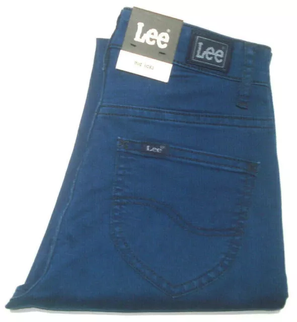Lee BNWT Womens Size 7 Measured W23 X L31 Mid Licks Barbados Denim Jeans