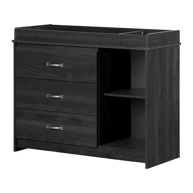 Tassio Changing Table-Gray Oak-South Shore