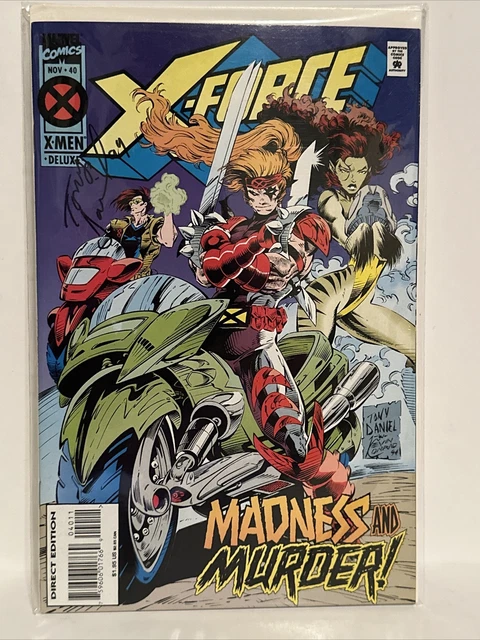 X-FORCE #40 (1994) MARVEL COMICS VF/NM Signed by TONY DANIEL
