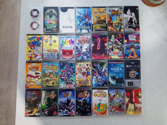 PlayStation Portable Bulk Sony PSP Collection Lot "27 Games" (NTSC-J)