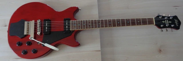 Höfner CT Colorama cherry red P-90, Maestro-Tremolo