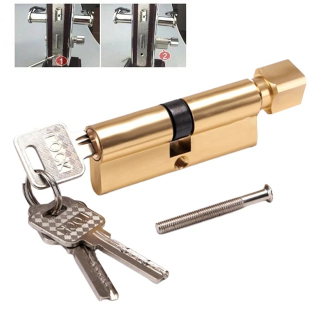 6 Cylindres De Verrouillage Compatibles Thule – Système Clé Unique – Inox