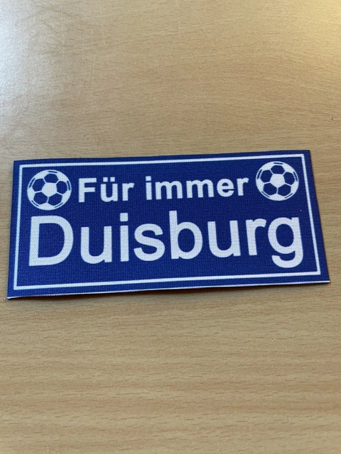 Toppa Termoadesiva Duisburg Stemma Città – 9 X 6 Cm – Da Cucire O Stirare Su Giacca Zaino