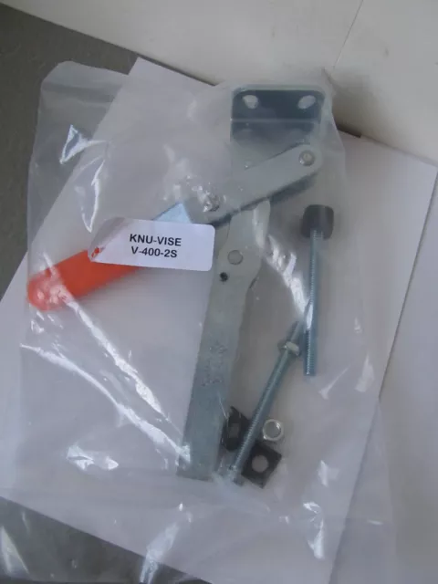 Knu-Vise V-400-2S Toggle Clamp  ***New-Sealed Bag