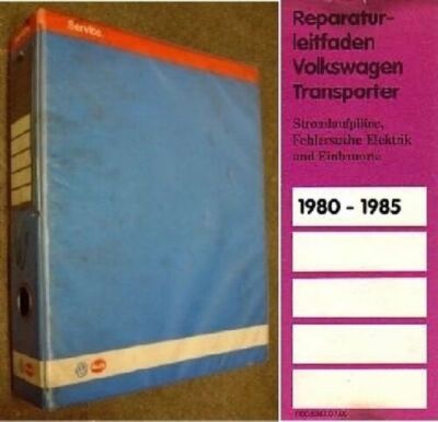 VW BUS T3 * repair guide * original wiring diagrams * model years 1980