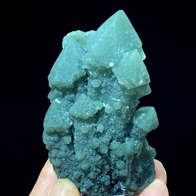 158g Natural Green Skeletal Quartz & Green Calcite Mineral Specimen