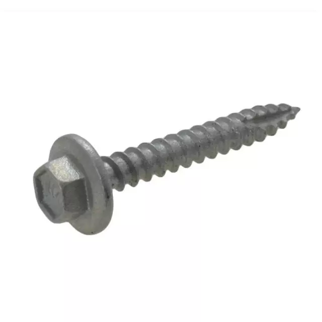 Galvanised Hex Head Timber Self Drilling T17 Screw Tek Roofing Galv 2