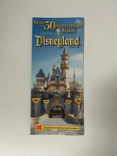 Disneyland Park Sleeping Beauty Castle 50th Anniversary Souvenir Guide DLR *New*