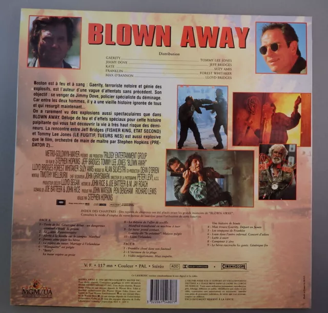 Blown Away – Explosiv 1994 / 1995 French Laser Disc (90824) 2