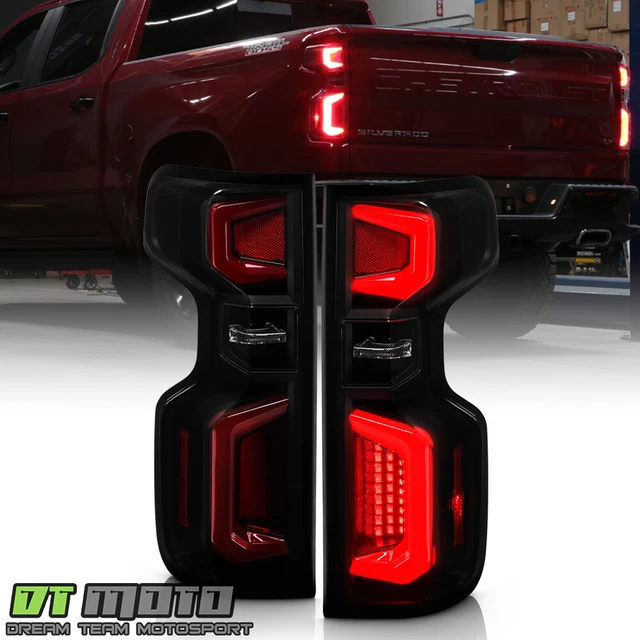 20192023 CHEVY SILVERADO 1500 [Incandescent Model] Black LED Tail