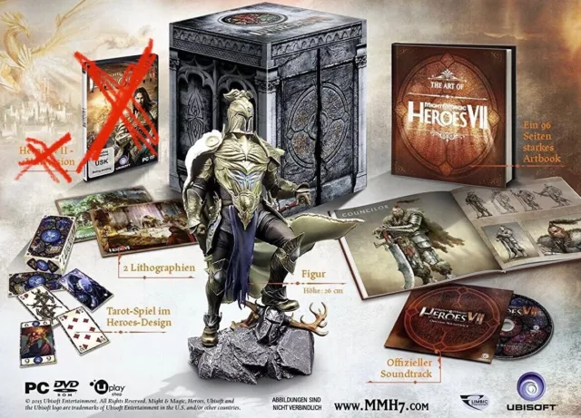 Heroes of Might & Magic VII 7 Collectors Edition PC ohne Spiel no Game HOMAM