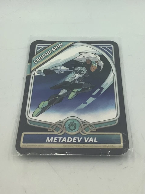 Brawlhalla - Metadev Brynn Legend Skin Code and Card Unused 2017 + Pin