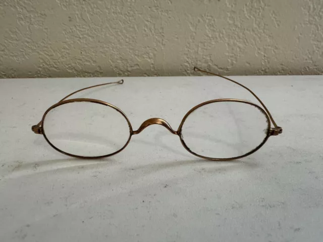 Antique American 10k Gold Spectacles / Eyeglasses Marked Lloyd