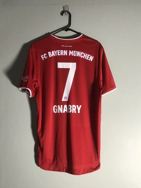 Gnabry #7 Bayern Munich Authentic 2020/21 Large Home Football Shirt BNWT