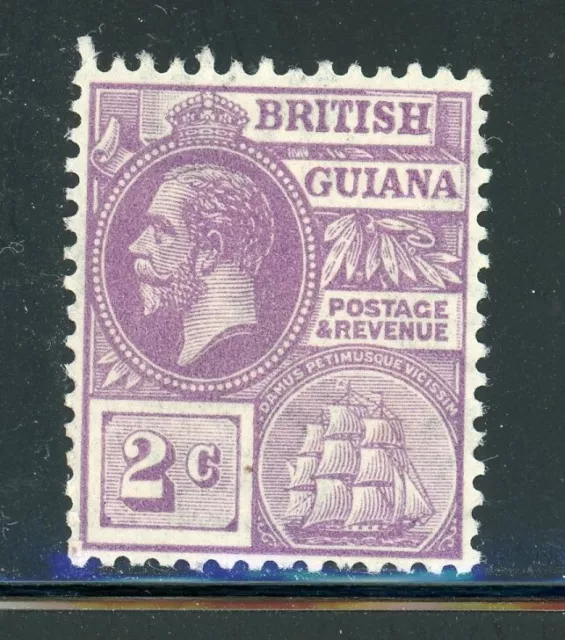 BRITISH GUIANA 193 SG274 MH 1923 2c KGV & Seal Wmk Mult Script CA CV$3