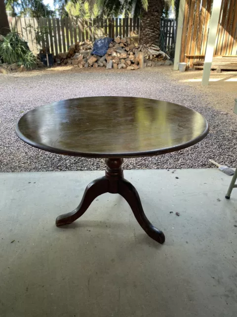 Antique Cedar Table Classic Design Good Condition And Solid