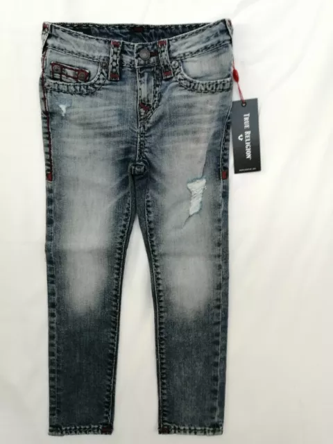 True Religion 755 - Jeans Bambini Unisex Rocco  Blu - Tg: 6 Anni Years