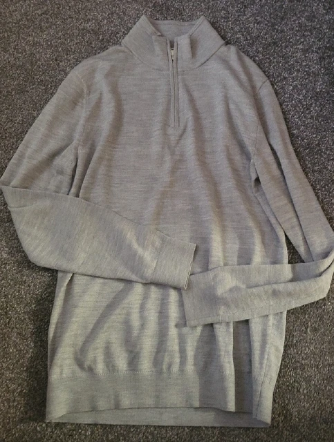 Polo REISS grigio collo cerniera - taglia media in perfette condizioni