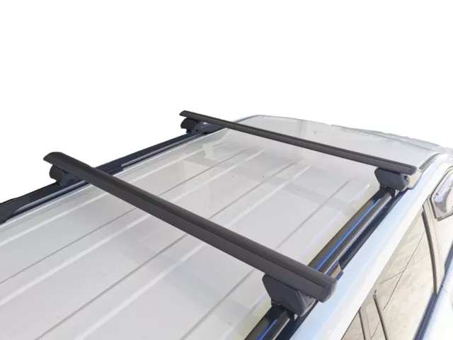 Alloy Roof Rack Cross Bar to fit Ford Everest Platinum 2023-24 UB Black 135cm