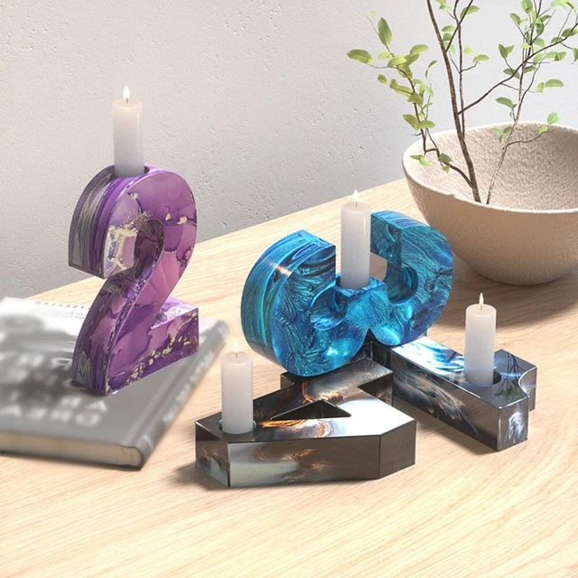 Robusto portacandele fai da te stampo in silicone perfetto per l'arte delle candele e