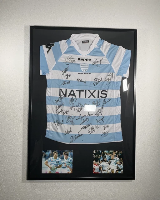 Maillot Racing 92 Signé et Encadré 2012/12 Maillot Racing 92 Signé et Encadré 2012/12