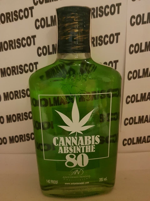 ABSINTH CANNABIS 70% PETACA 20cl 0,2L 200ml ABSENTA ABSENT ABSINTHE ASSENZIO