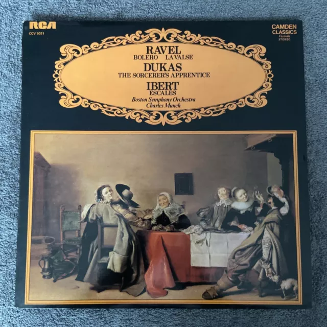 CCV 5031 - RAVEL / DUKAS / IBERT - MUNCH Boston Symphony Orch - Ex Con LP Record