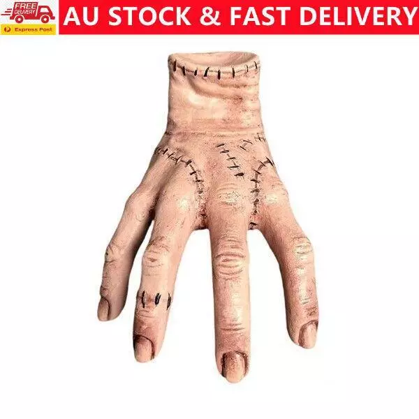 Wednesday Addams Family Thing Hand Cosplay Halloween Latex Resin Figurine Decor